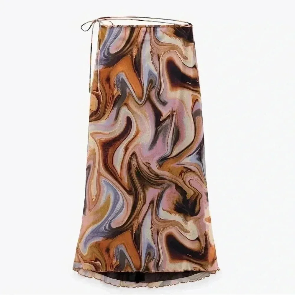 Zara colourful skirt
